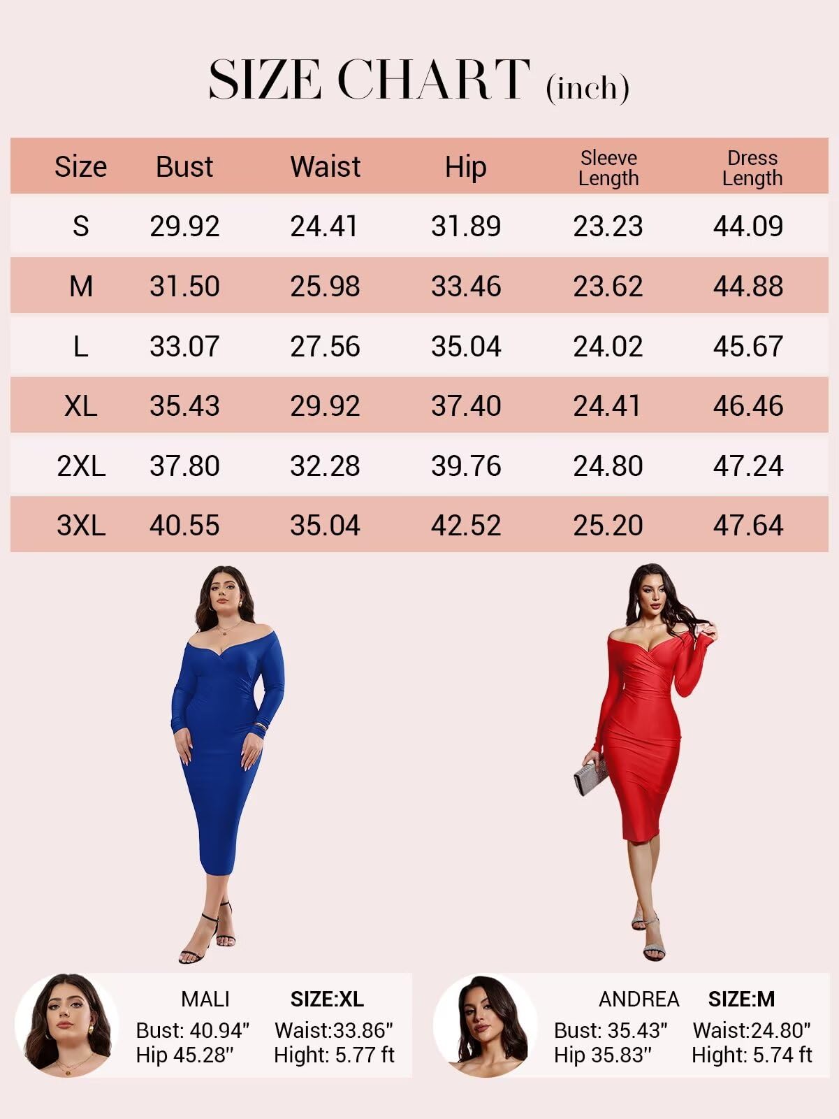 Off Shoulder Long Sleeve Midi Dress