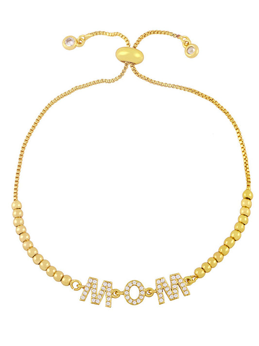 Colorful Rhinestone Bear Bracelets