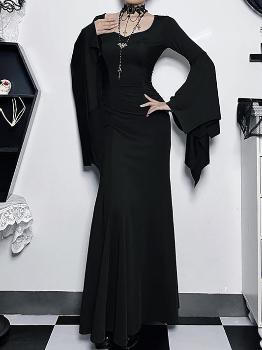 Halloween Costume Gothic Maxi Dress