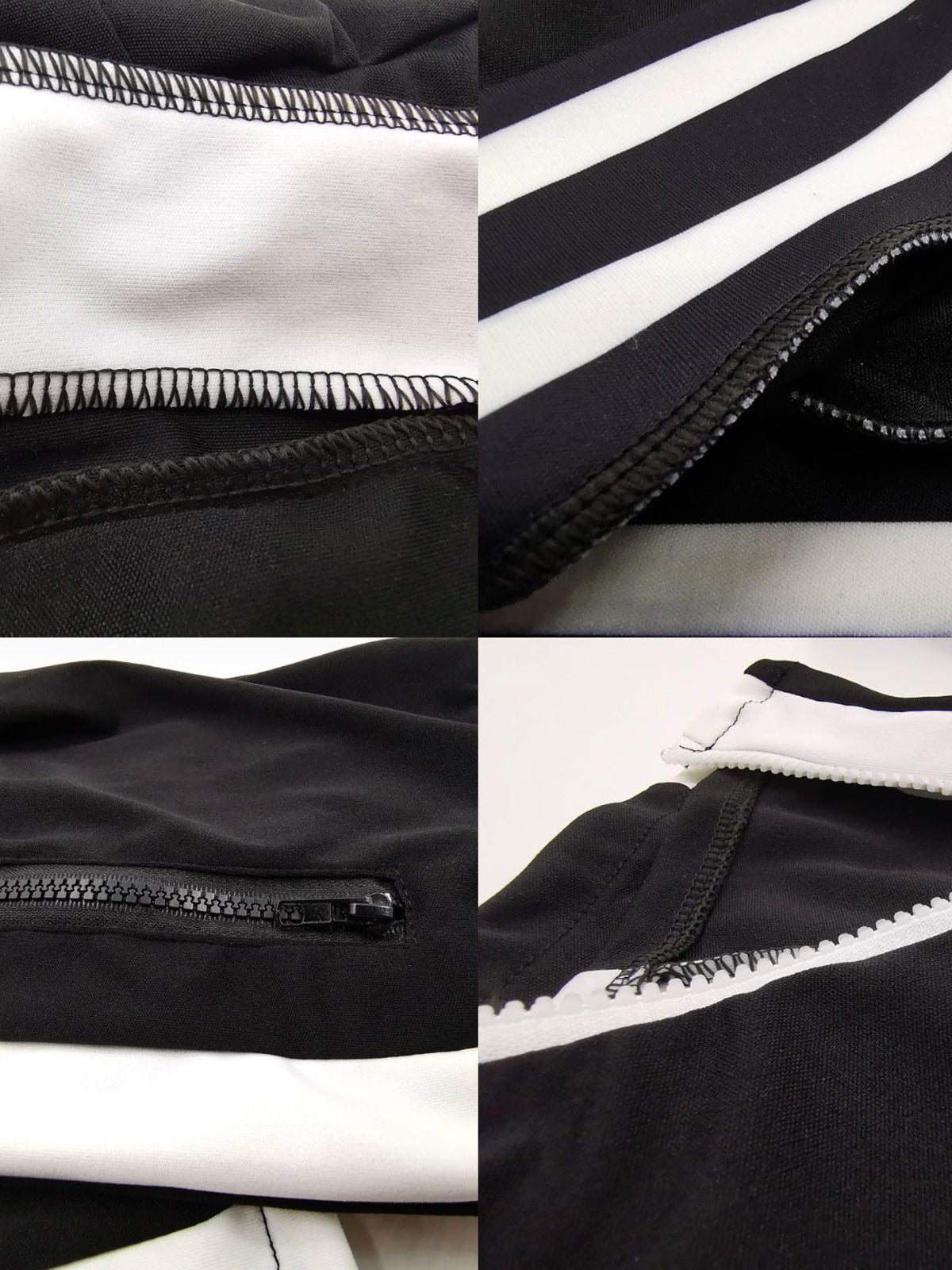 Cold Shoulder Zip-Up Pants Sets