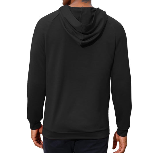 Mens Long Sleeve Solid Color Hoodies
