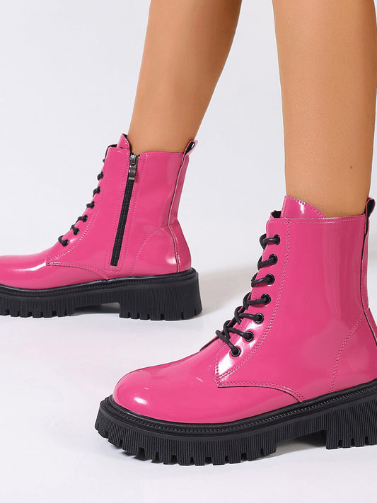 Patent Leather Riding Boots