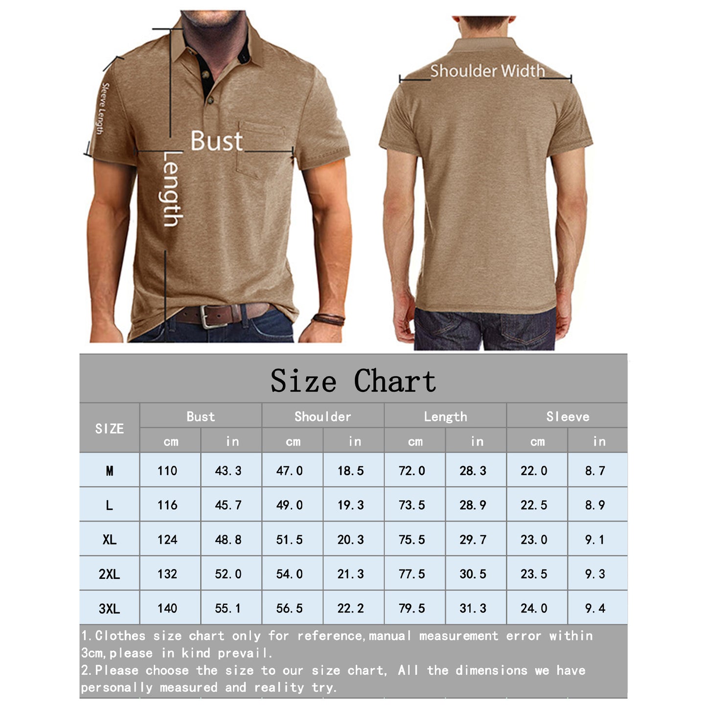Mens Short Sleeve Polo Shirts