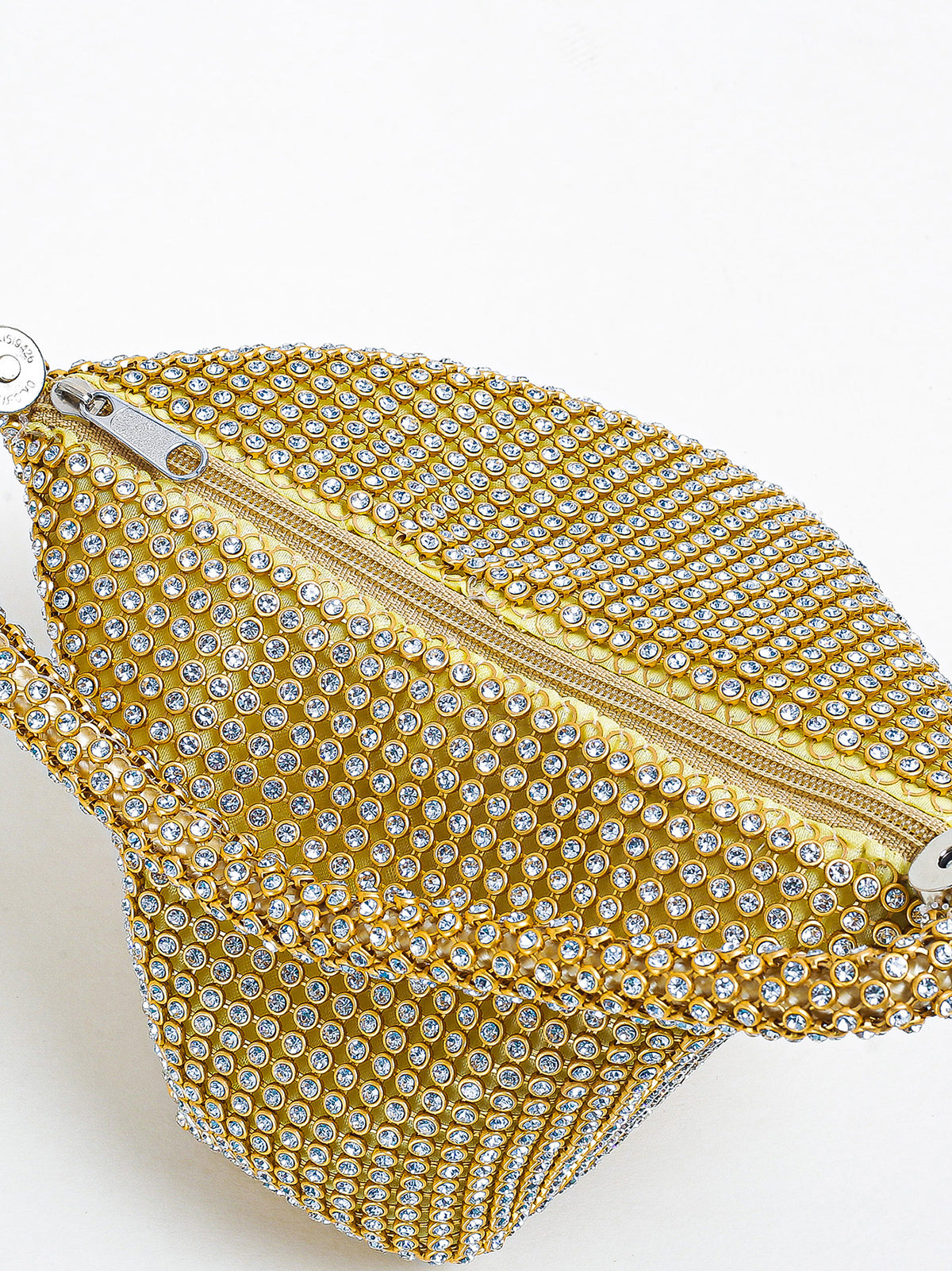 Rhinestone Triangle Evening Clutch