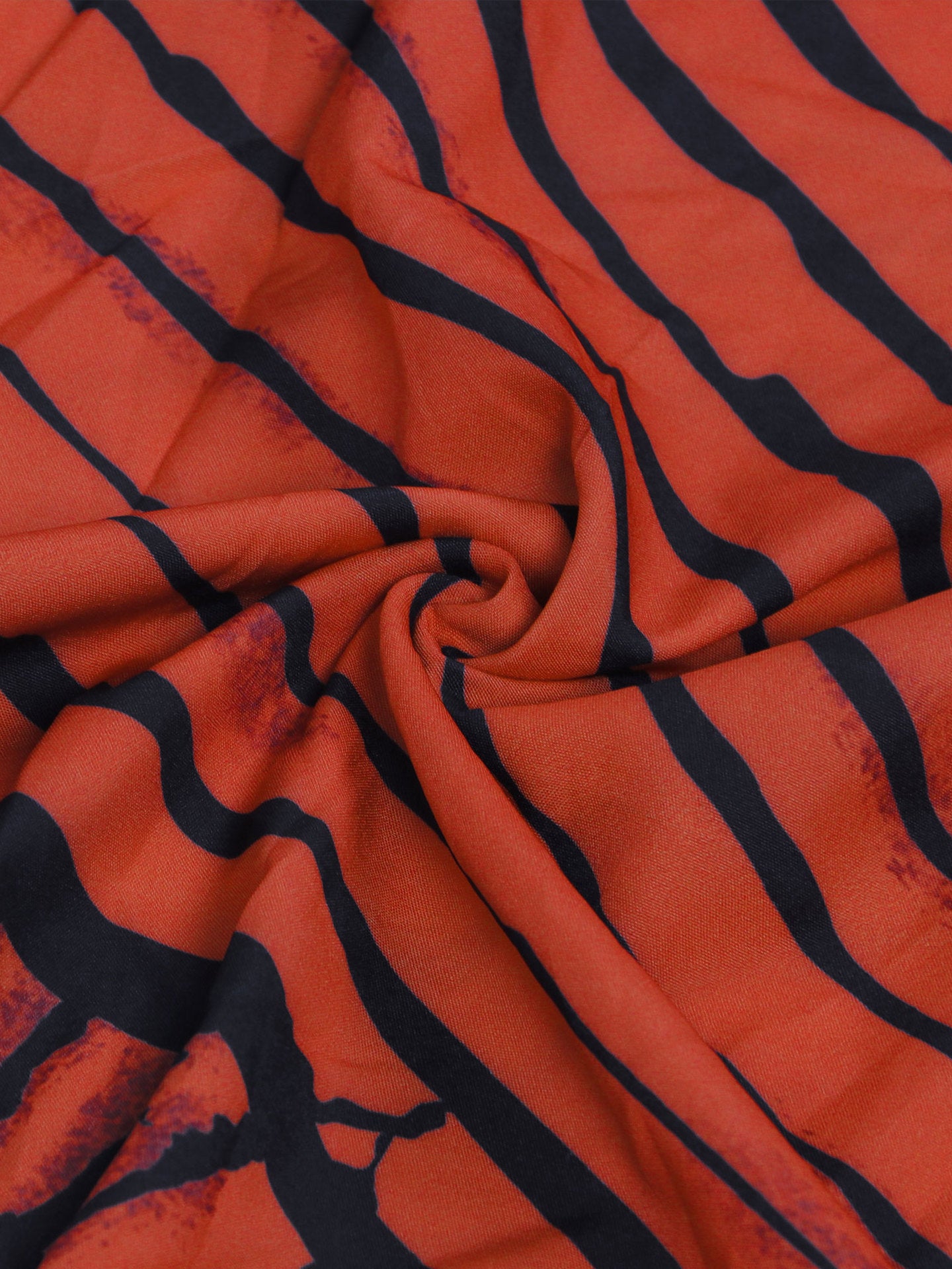 Mono de pierna ancha con bolsillos y estampado de tirantes