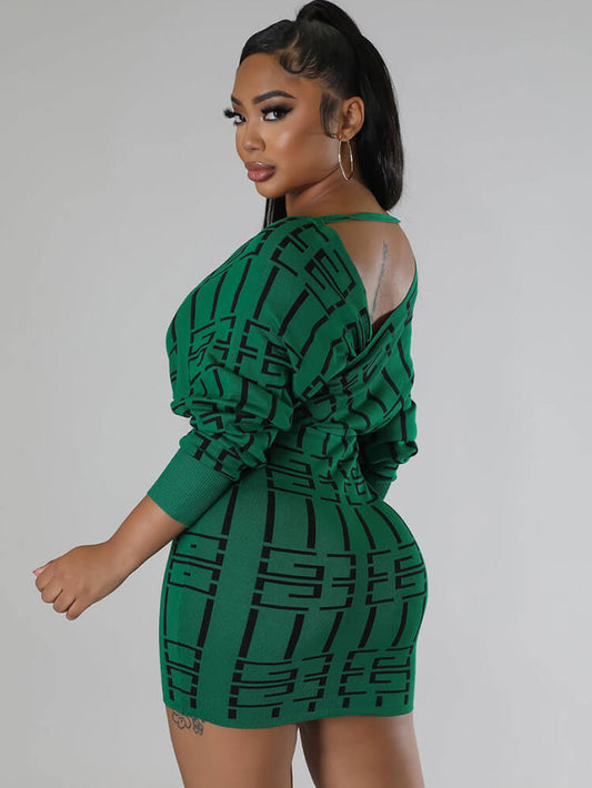 Minivestidos de manga larga con hombros descubiertos