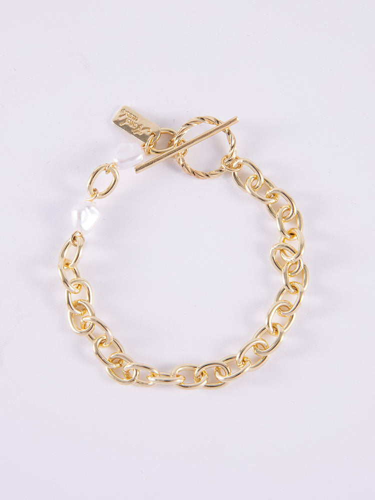 Chain Toggle Charm Bracelet