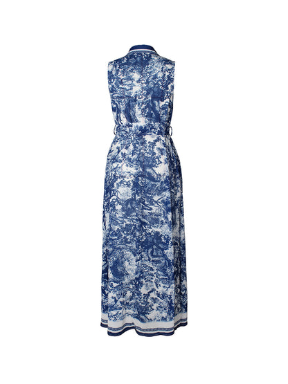 Boho High Slit Printed Maxi Dress