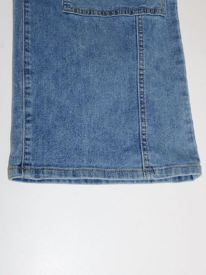 Loose Fit Overalls Denim Jumpsuit