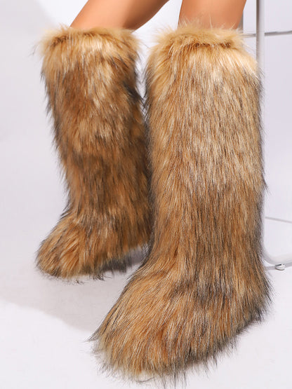 Y2K Winter Knee-High Snow Boots