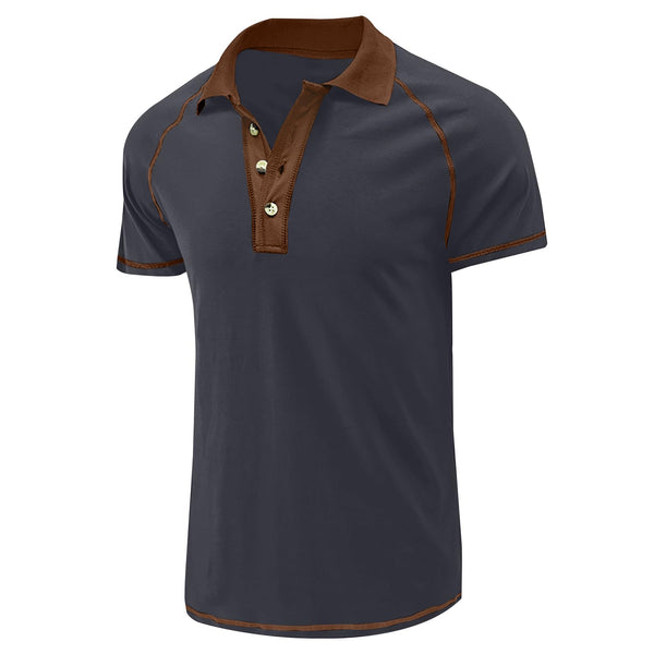 Mens Short Sleeve Casual Top