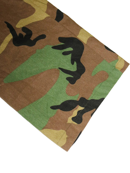 High Waist Camouflage Cargo Pants