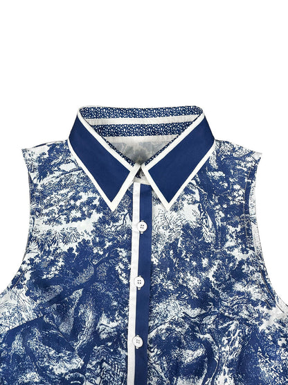 Boho High Slit Printed Maxi Dress