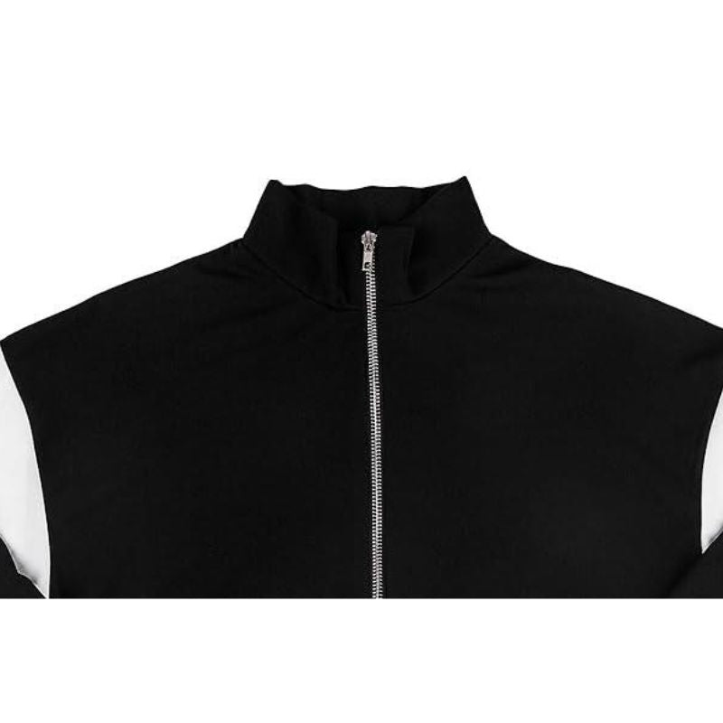 Conjunto casual de contraste de color