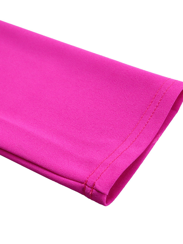 Tie Waist Pleated Midi Dress