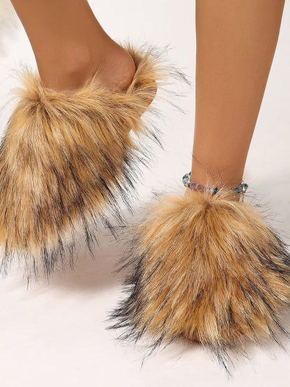 Winter Fur Slippers