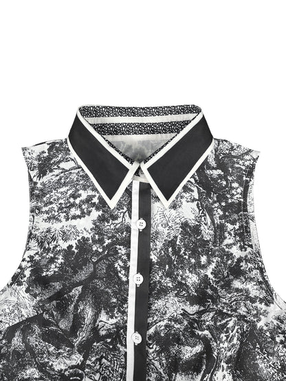 Boho High Slit Printed Maxi Dress