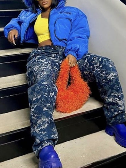 Candy Color Fluffy Fringe Mini Handbag