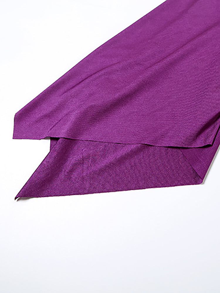 Draped Batwing Mini Dress