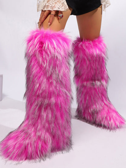 Y2K Winter Knee-High Snow Boots