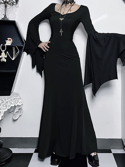 Halloween Costume Gothic Maxi Dress