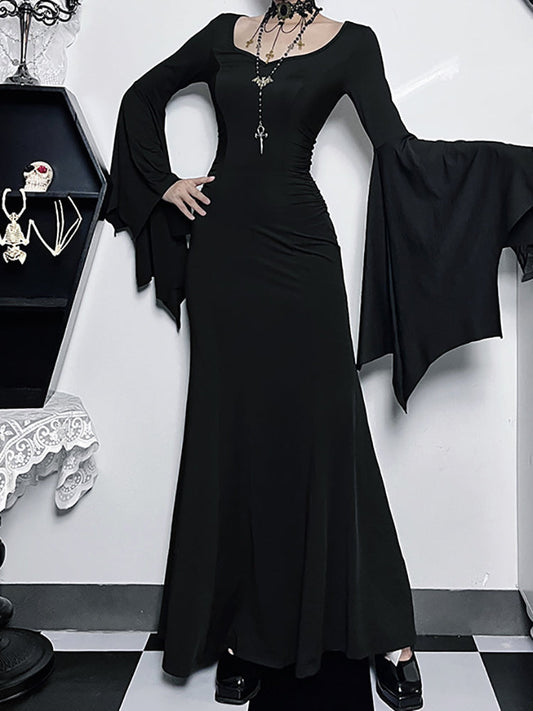 Halloween Costume Gothic Maxi Dress