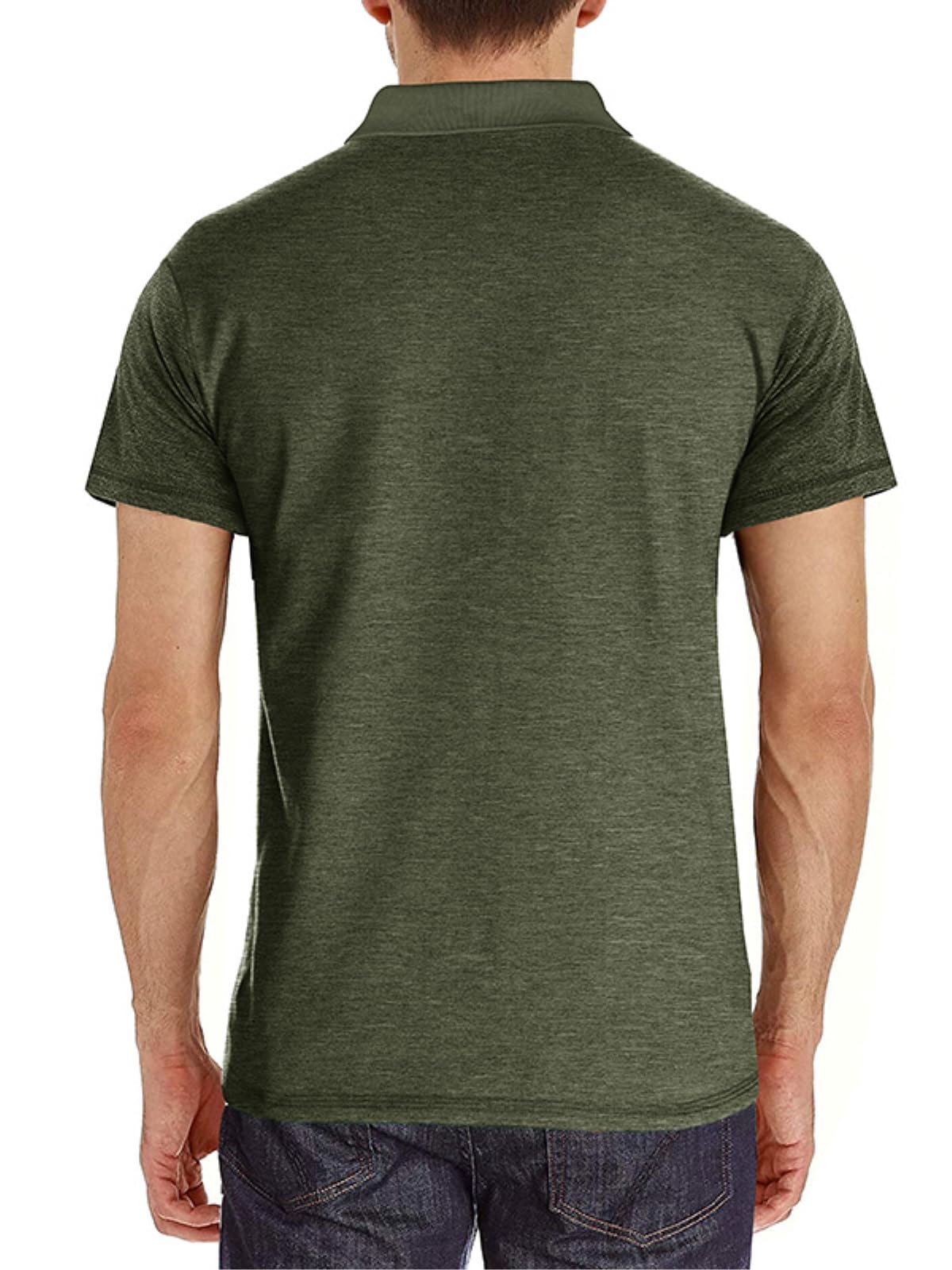 Mens Short Sleeve with Pocket Polo