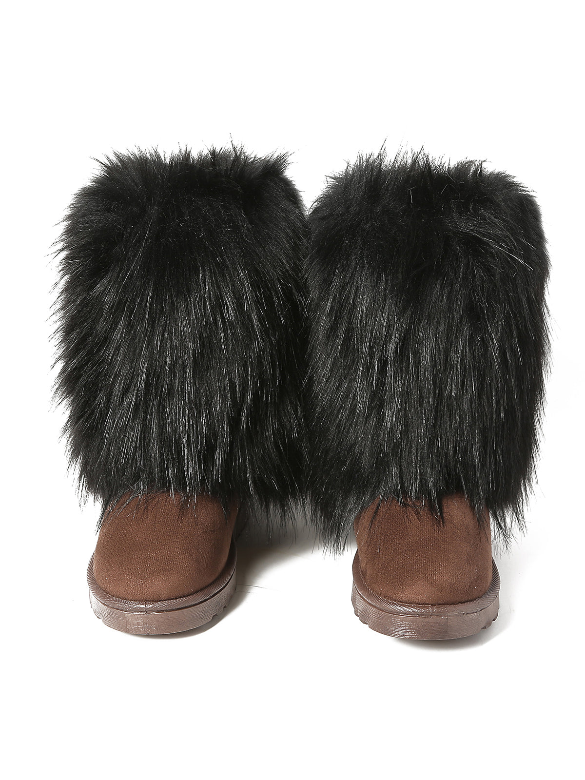 Y2K Fur Platform Mid-Calf Winter Boots