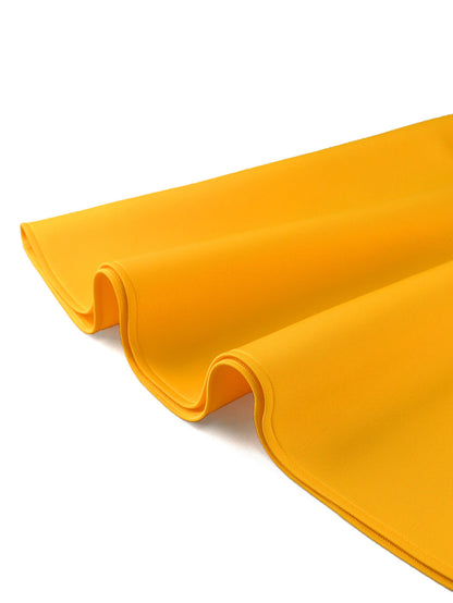 Bow Tie Lantern Sleeve A-Line Dress