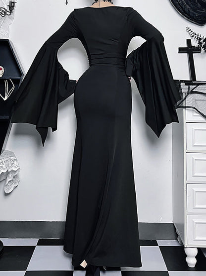 Halloween Costume Gothic Maxi Dress