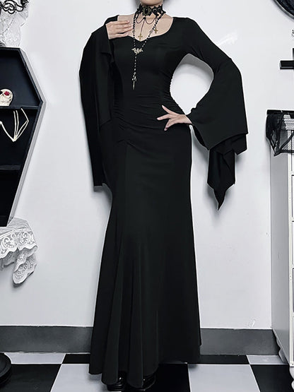 Halloween Costume Gothic Maxi Dress