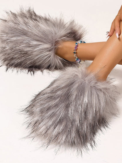 Winter Fur Slippers
