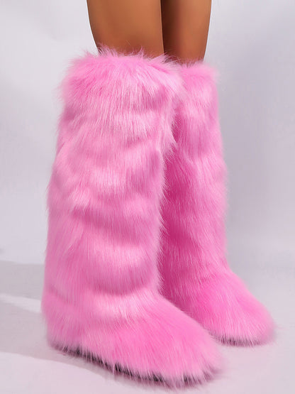 Y2K Winter Knee-High Snow Boots