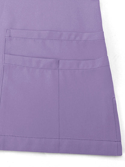 Solid Color Top Straight Leg Pants Set