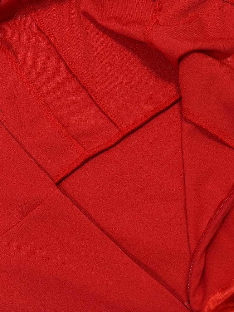 Spaghetti Strap Ruffle Asymmetrical Mini Dress