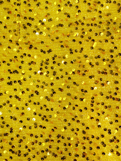 Off-Shoulder Puff Sleeves Sequin Midi Dress