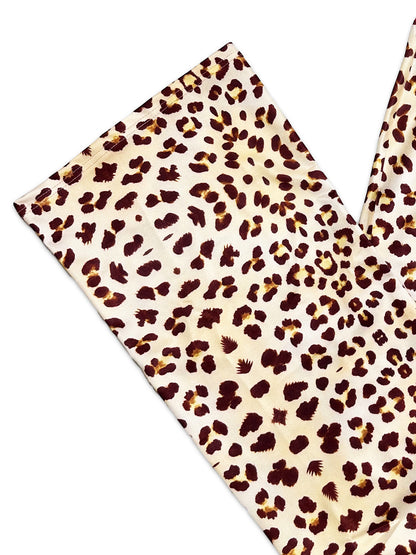 Leopard Zip Hoodie Pants Set