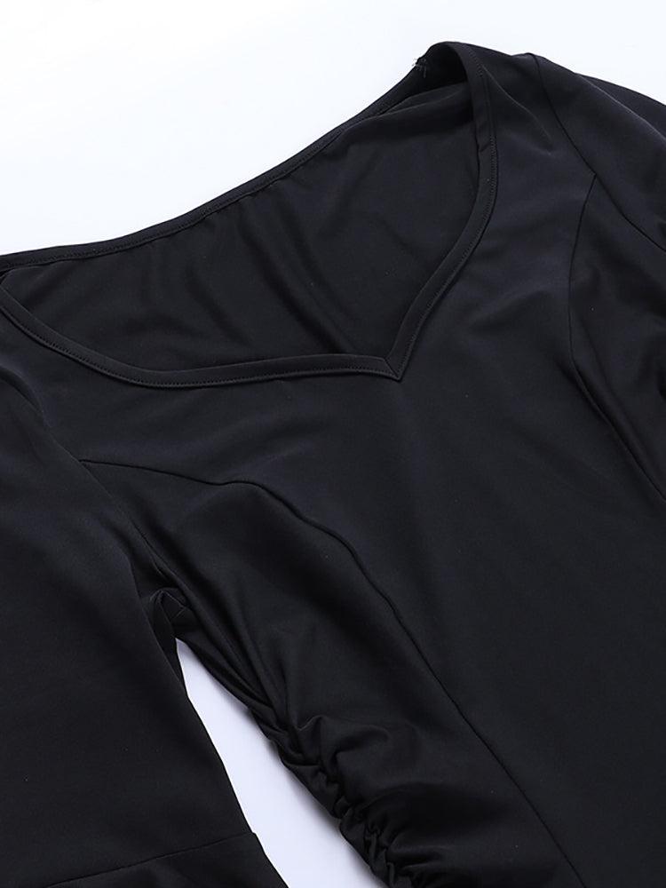 Halloween Costume Gothic Maxi Dress