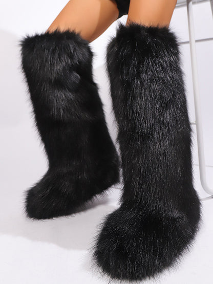 Y2K Winter Knee-High Snow Boots