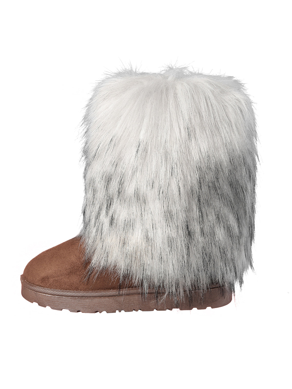 Y2K Fur Platform Mid-Calf Winter Boots