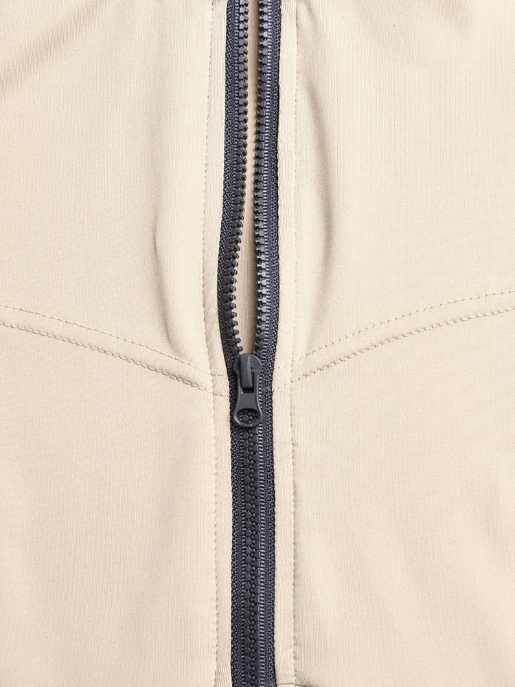 Short Sleeve Zip Front Rompers