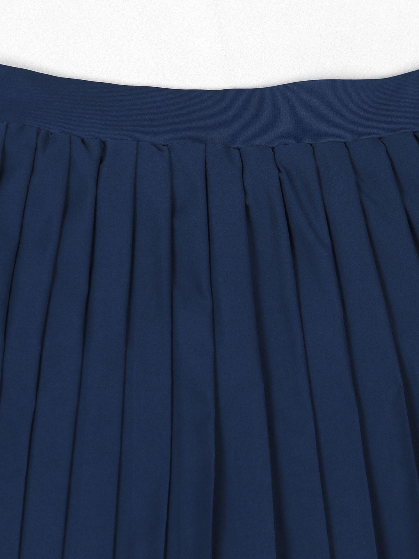 Vintage Tennis Print Sweatshirt Pleated Skirt Set