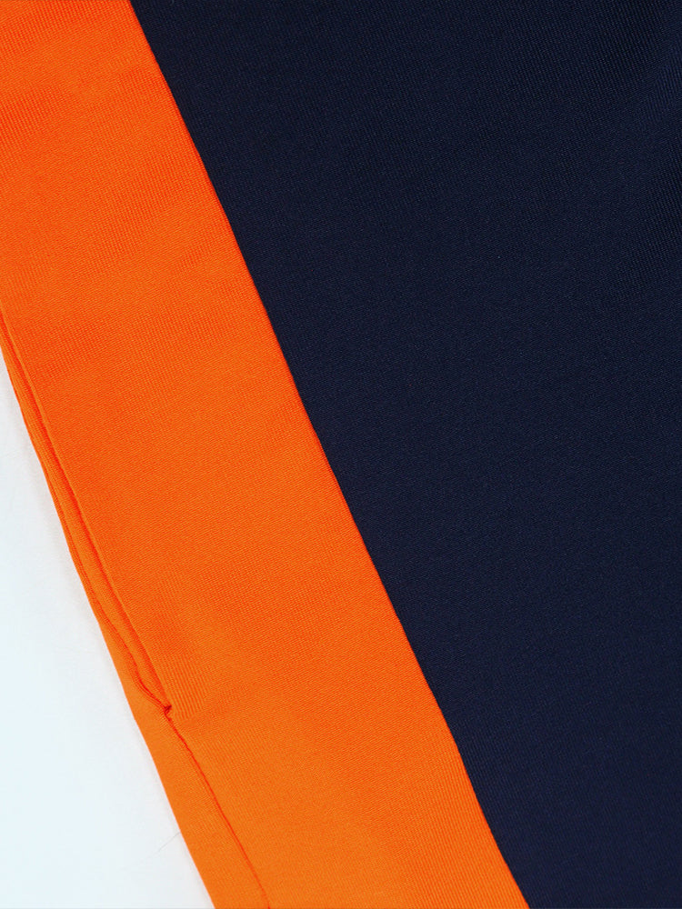 Two Piece Number Print Pants Sets Tracksuit