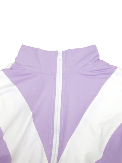 Colorblock Two Piece Pants Set