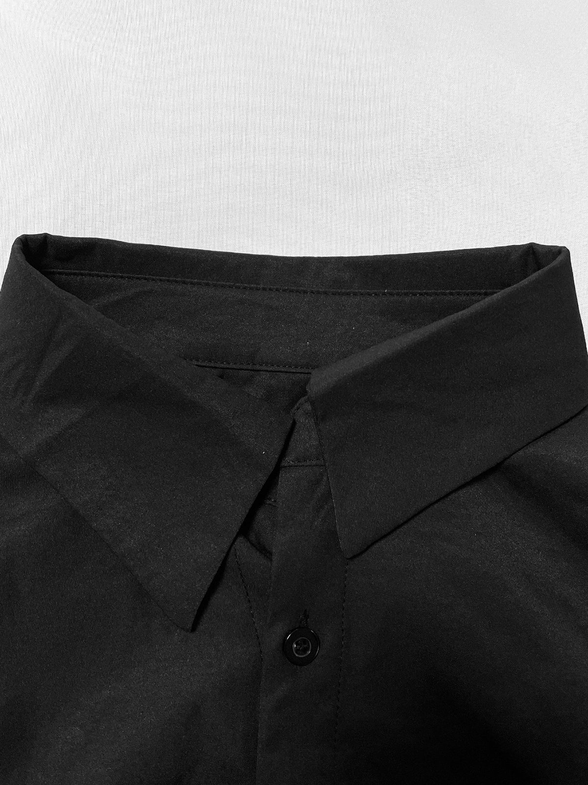 Button-Down Slit Maxi Shirt Dress