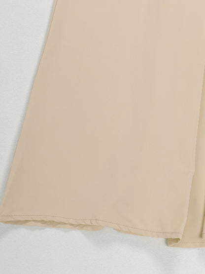 Sleeveless Button Design Midi Dress