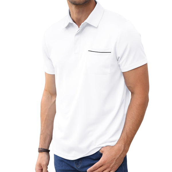 Polos de golf de secado rápido para hombre 