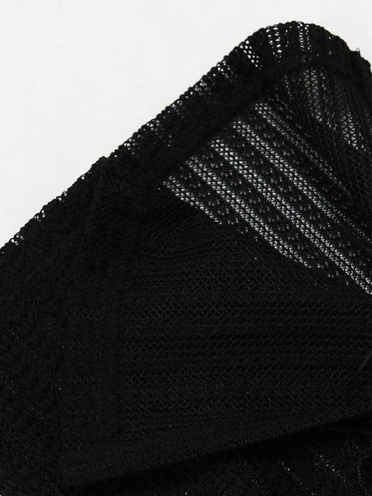 Two Piece Tassel Halter Tops Pants Sets