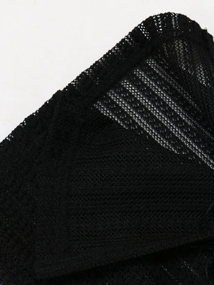 Two Piece Tassel Halter Tops Pants Sets