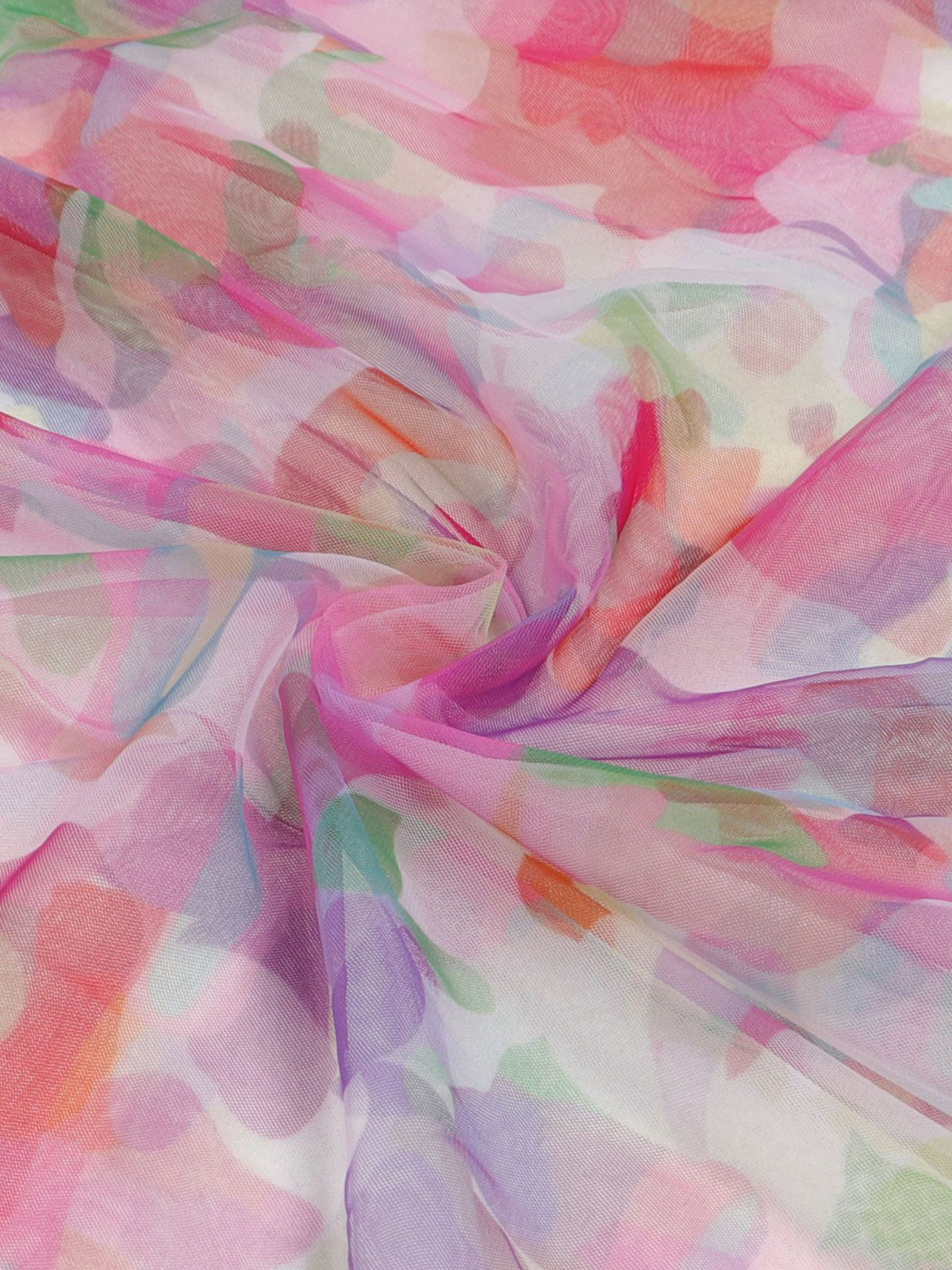 Colorblock Mesh Patchwork Strapless Dress